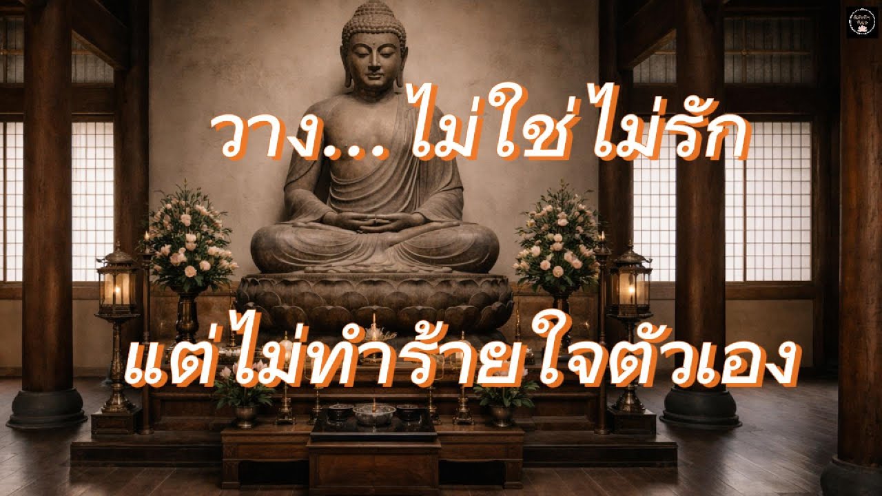 ใจที่เจ็บเพราะรัก จะเบาลง ถ้าเราวางลงอย่างมีสติ