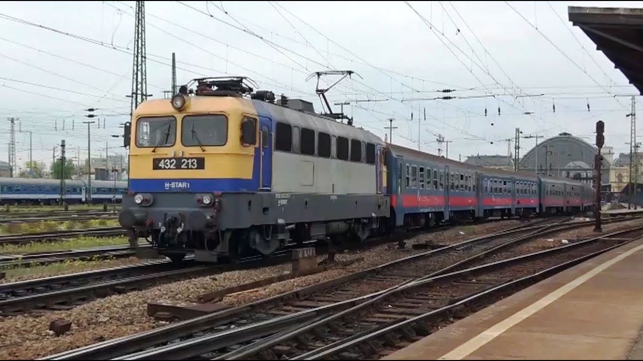 Vlaky Budapest-Keleti pu (HU) 11.4.2019