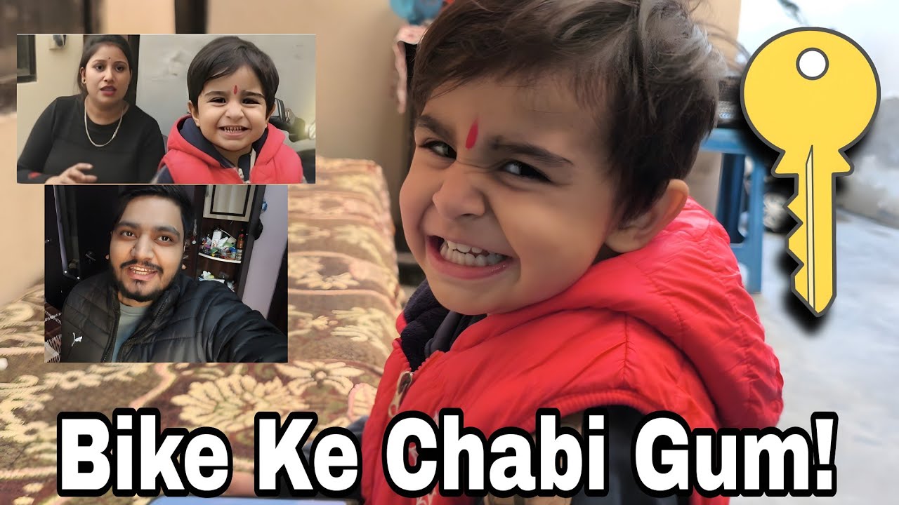 Vaibu Se Bike Ki Chabi Kho Gayi! 😱 Ab Kya Karein? 🔑✨ 😢 
