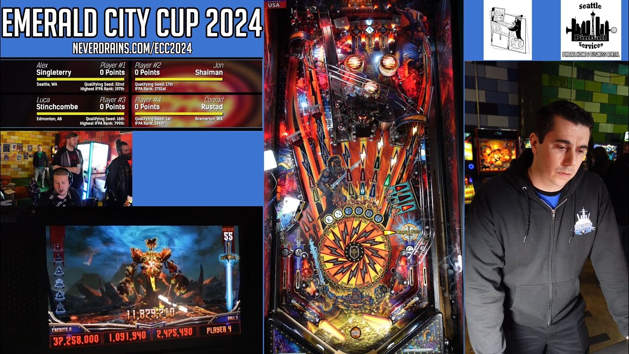 Seattle Pinball Emerald City Cup 2024 - part 1