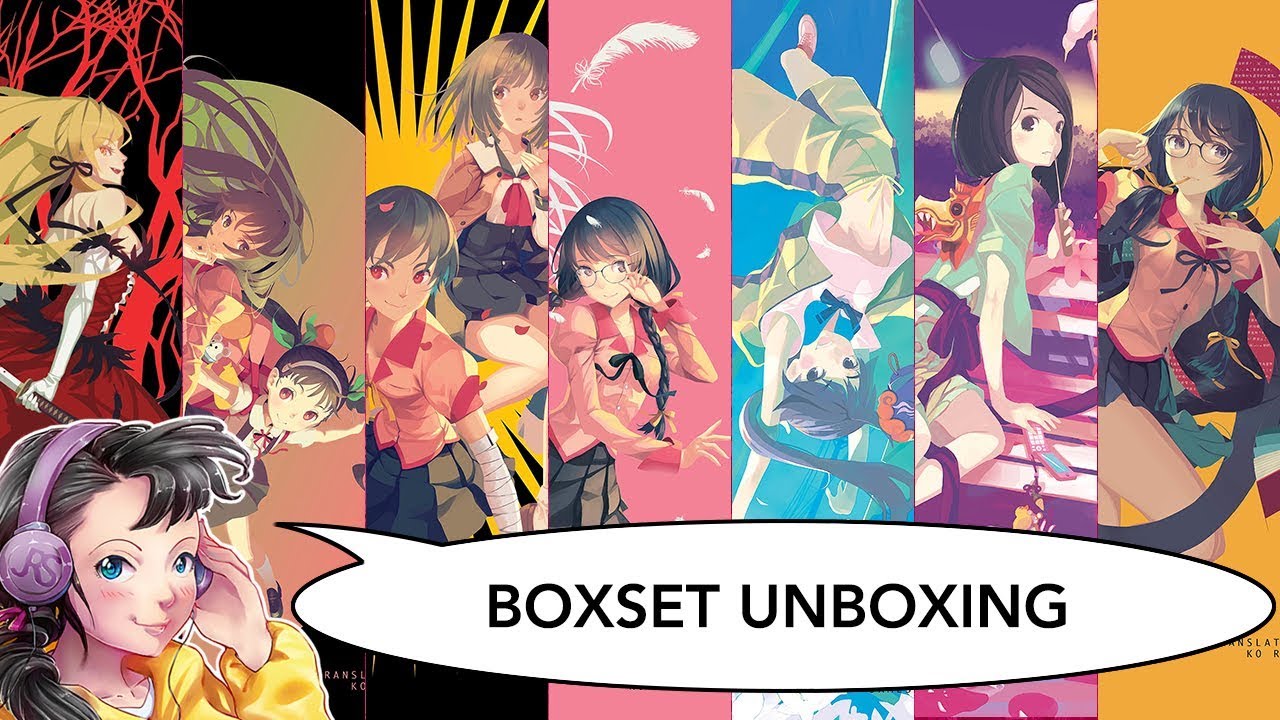 Unboxing The Monogatari Season One Light Novel Box Set from Vertical #LightNovel