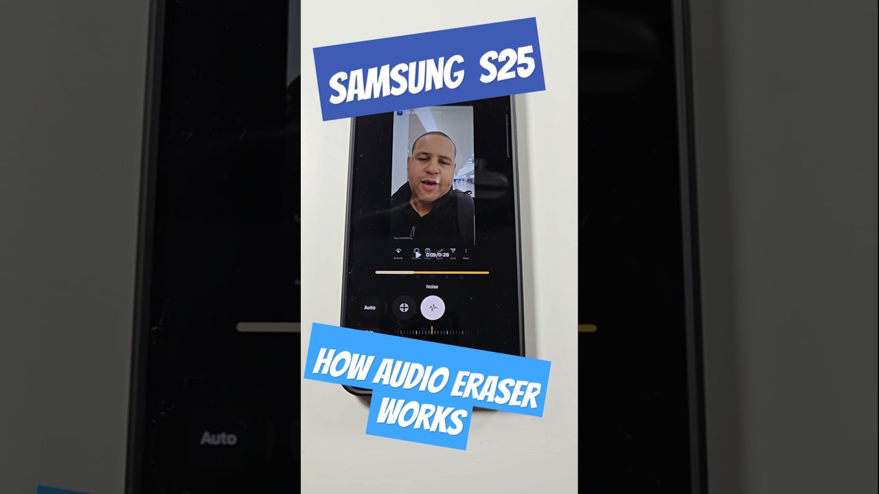 How I Cleaned Up Audio on an Old Video Using My Phone | #SamsungGalaxyS25 #AudioEraser