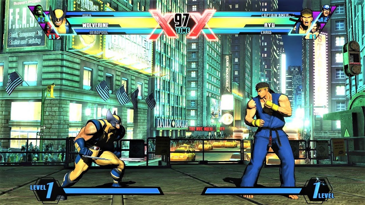 Wolverine vs Ryu (Hardest AI) - Ultimate Marvel vs Capcom 3