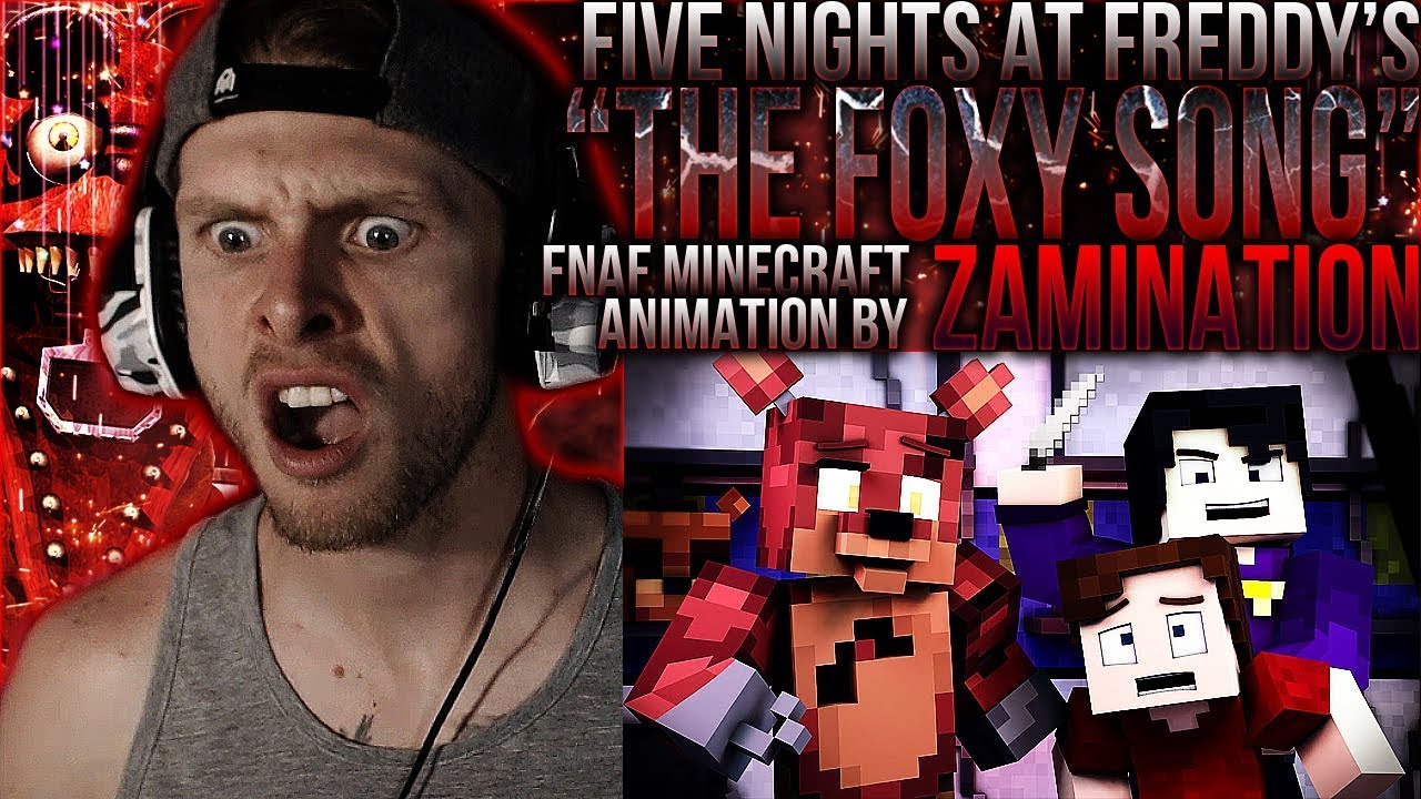 Vapor Reacts #659 | FNAF MINECRAFT SONG ANIMATION 