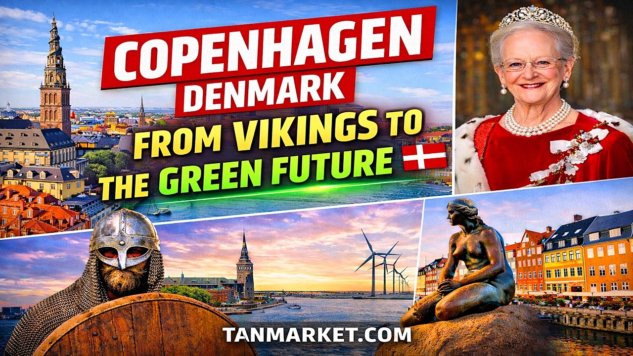 Copenhagen, Denmark: The Viking Capital That Became Europe’s Green Leader 🇩🇰 #copenhagen #denmark