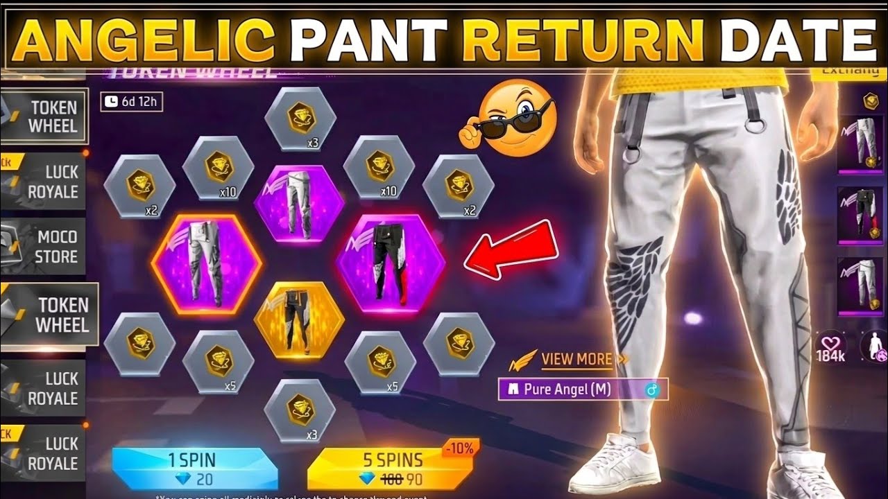 Angelic Pant Return 🔥🥰 | Angelic Pant Return Confirm Date 2026 | Next Universal Ring Event Free Fire