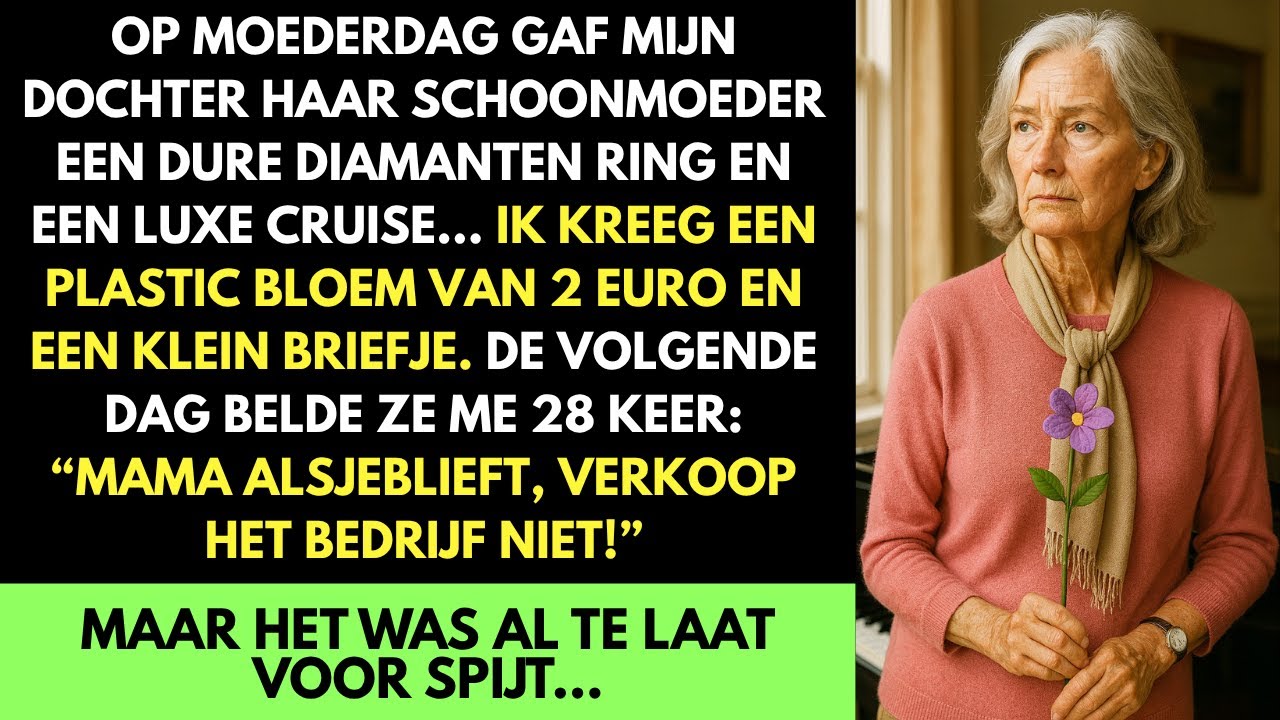Op Moederdag Gaf Mijn Dochter Haar Schoonmoeder Een Ring En Cruise&hellip; Ik Kreeg Een Bloem Van &euro;2.
