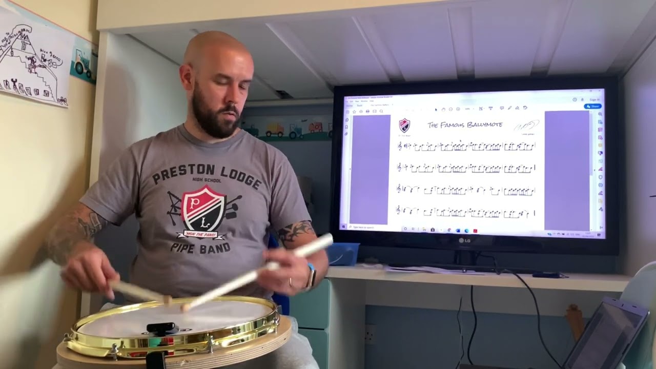 SCQF Level 4 Snare Drumming - The Famous Ballymote