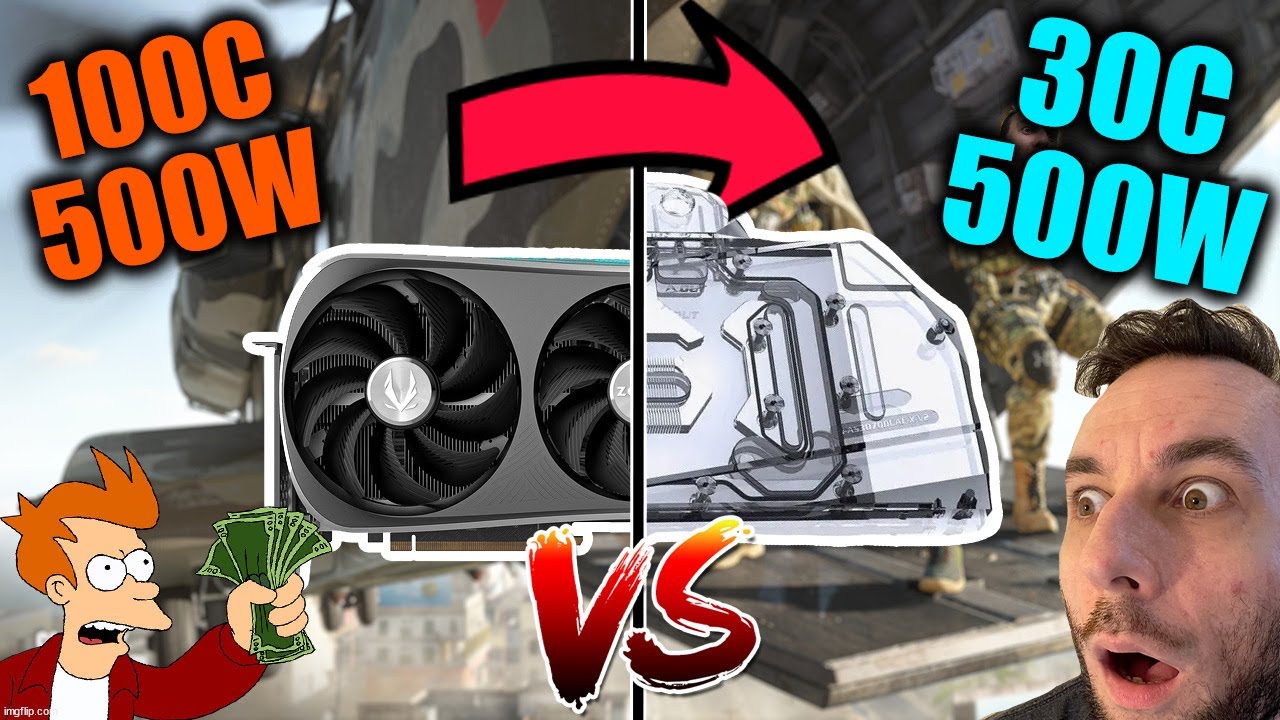Water Cooling an RTX 4090!! 😱😱