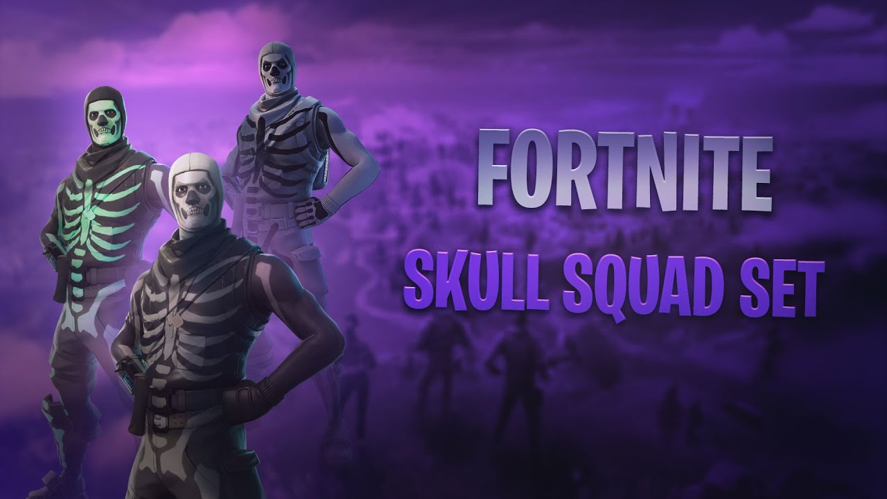 Fortnite Battle Royale Chapter 2 season 2 (Skull Squad Set) *Skull Trooper*
