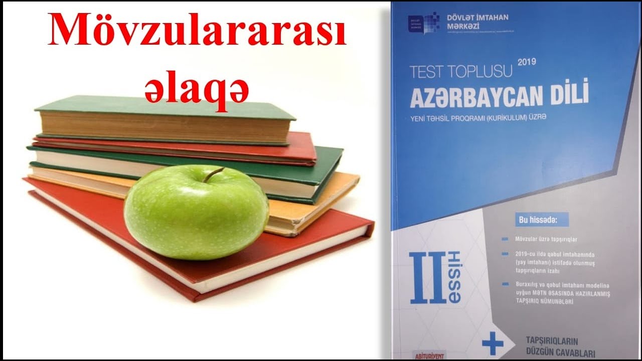 DİM-in test toplusundan mövzulararası əlaqə ( 1-50 )