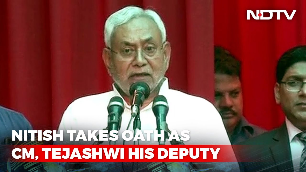 Top News Of The Day: Nitish Kumar Takes Oath For 8th Time, Tejashwi Yadav Is Deputy