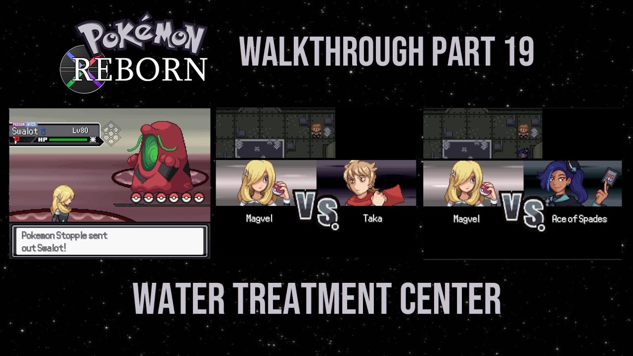 Pokemon Reborn Walkthrough Part 19 : Waterfall discoveries and Water Treatment Center