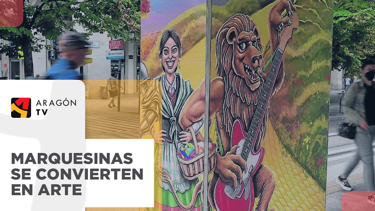 Marquesinas del tranvía transformadas en lienzos urbanos 🚝