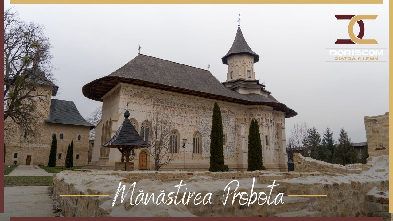 Mănăstirea Probota, restaurată tot cu Piatră Naturală de la DorisCom
