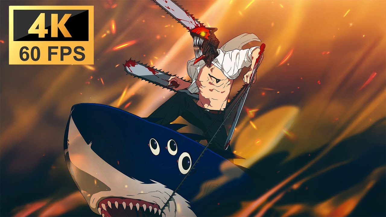 Chainsaw Man - The Movie: Reze Arc  - The Bomb Devil Final Fight Scene 4K|60Fps Upscale