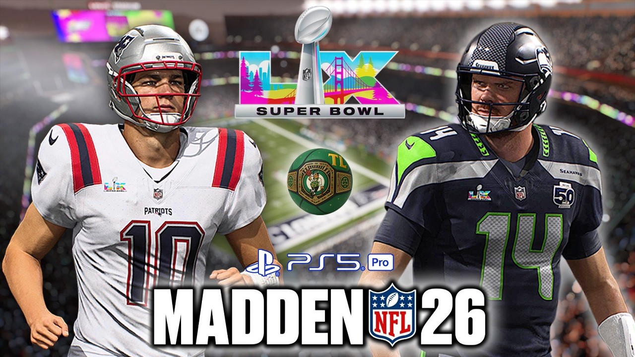 Madden NFL 26 | Super Bowl LX: Seattle Seahawks vs New England Patriots | PS5 Pro [4K60]