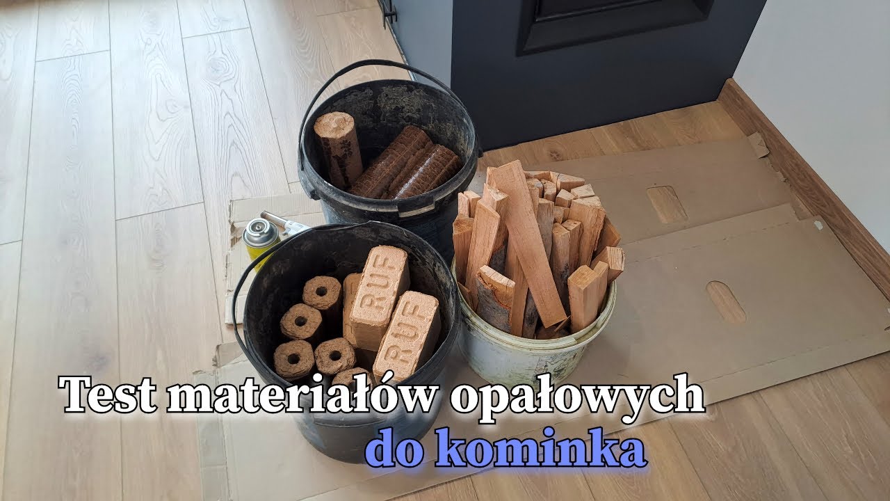 Drewno czy brykiet? Test materiałów opałowych do kominka. #vlogbudowlany #budowana5