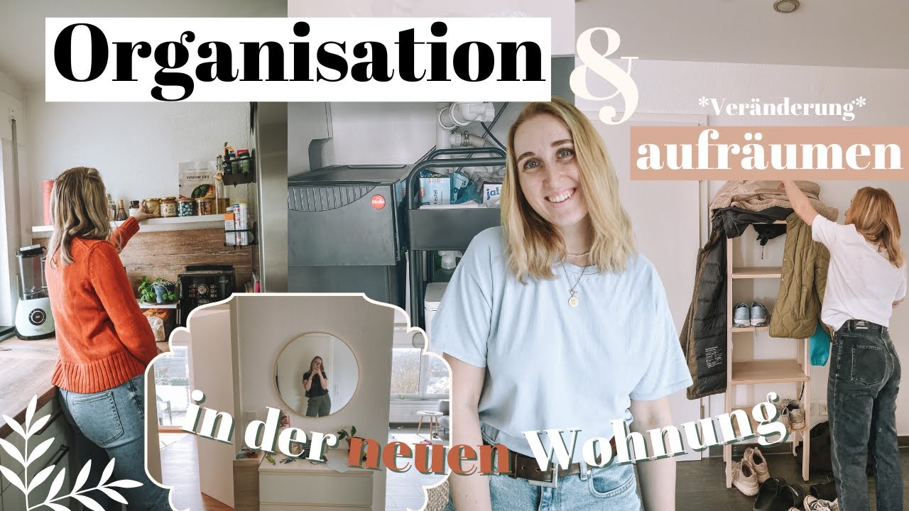 Organisier mit mir meine WOHNUNG| Ordnung, Aufräumen, Organisation und Stauraum schaffen *VLOG*
