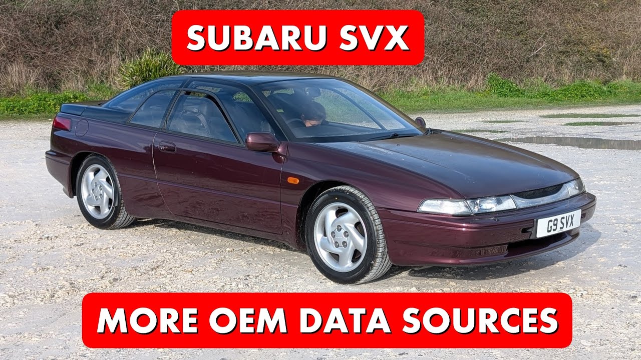 SUBARU SVX - KNOWLEDGE UPDATE (OEM MANUALS)