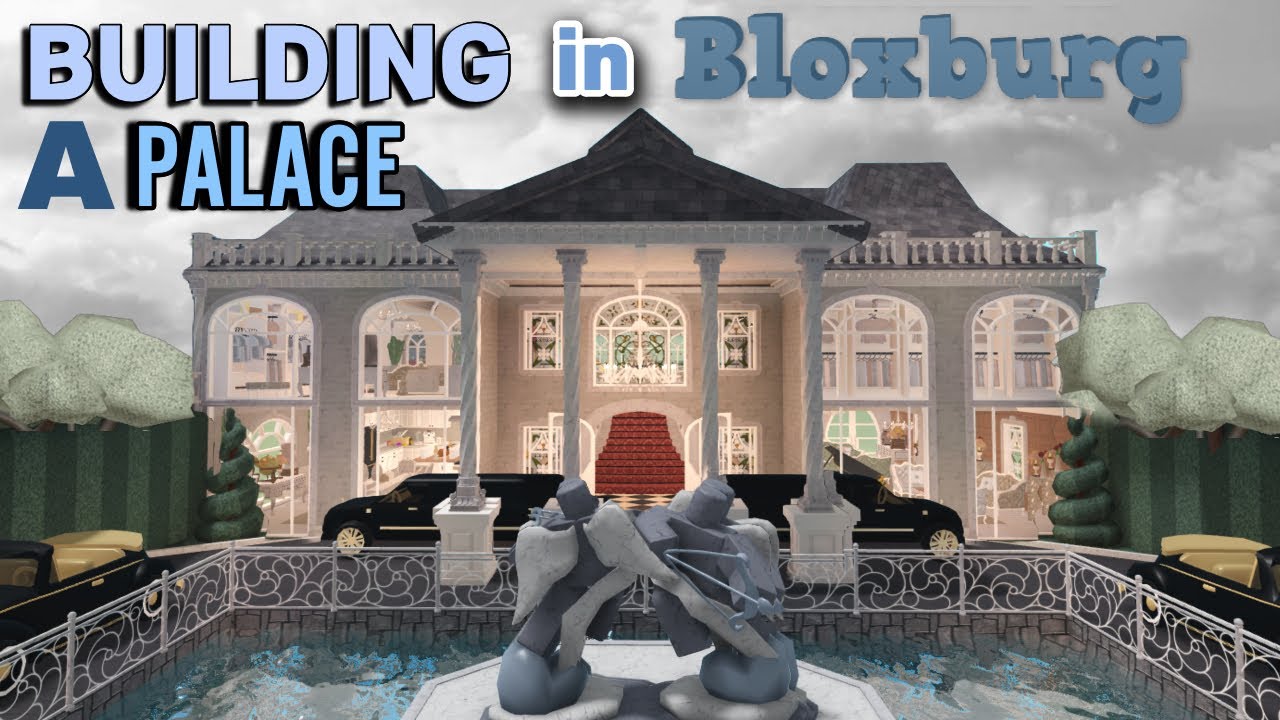 BUILDING A PALACE With The NEW ITEMS In BLOXBURG