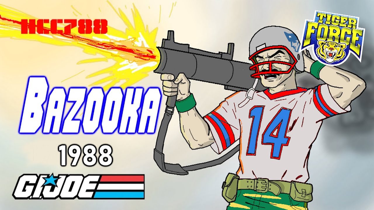 HCC788 - 1988 Tiger Force BAZOOKA - Vintage G.I. Joe toy review!