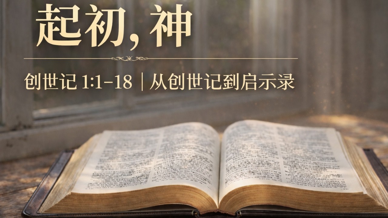 起初，神 | 创世记 1:1–18 | 从创世记到启示录