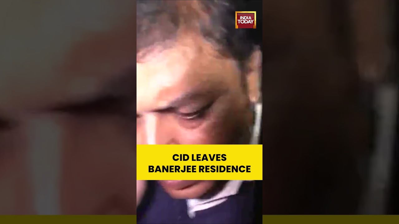 TMC Crisis: CID Leaves Abhishek Banerjee Residence After Serving Cyber Case Notice in Kolkata #tmc
