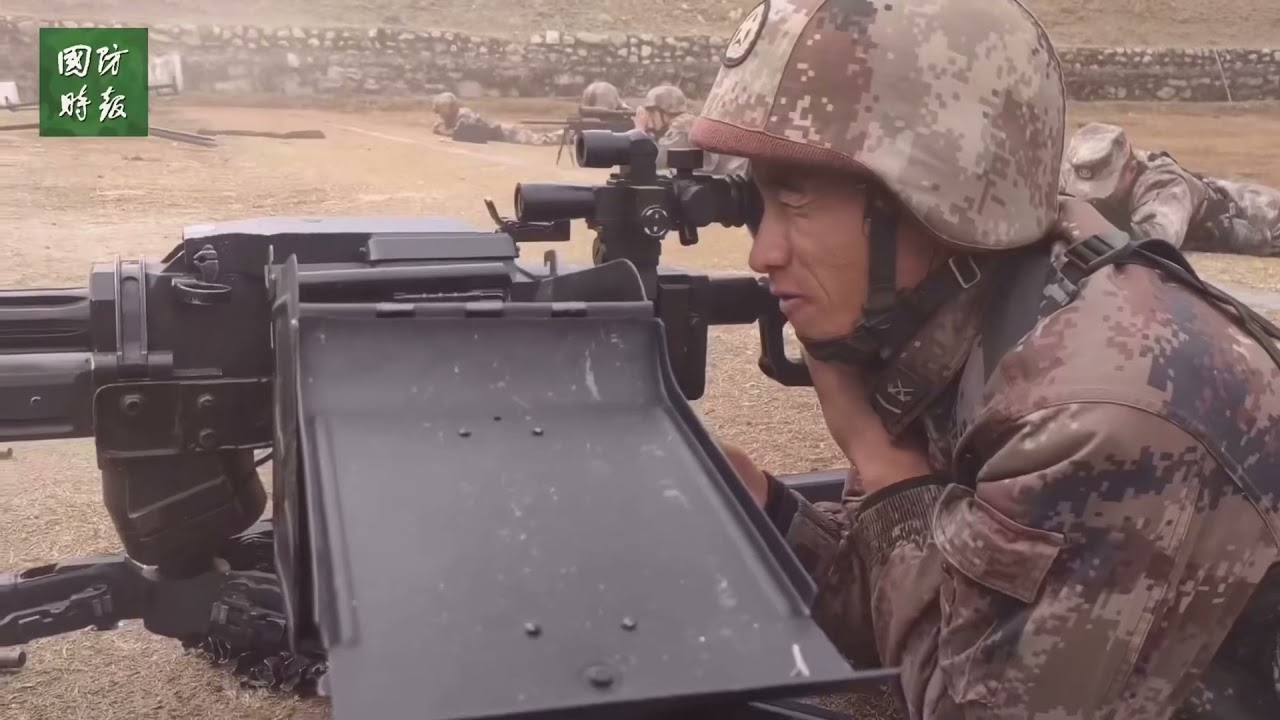 The world's lightest heavy machine gun,  Chinese army type 89 , 0.50 cal Tungsten heart APDS