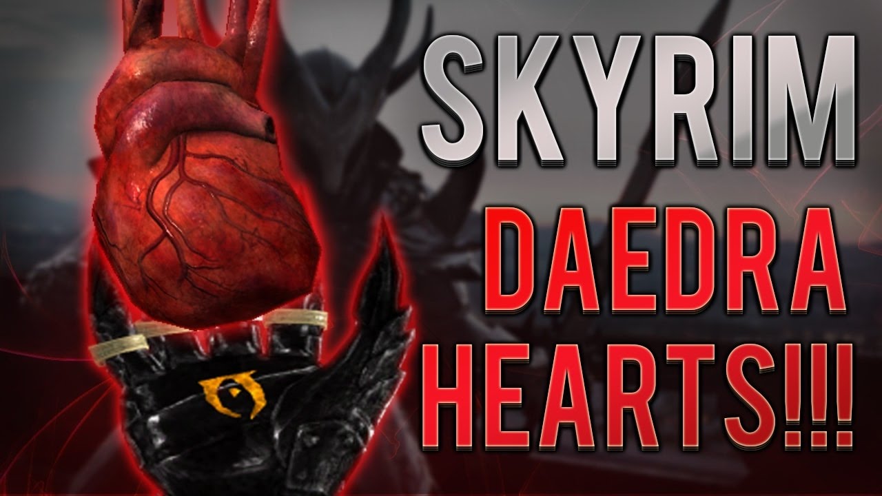 SKYRIM: Daedra Hearts Location - How To Get UNLIMITED Daedra Hearts Fast -
