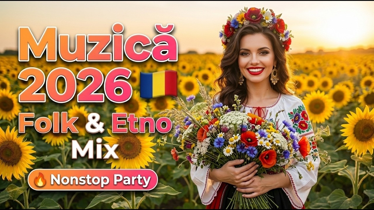 🔥 LIVE 🔴 Muzică Rom&acirc;nească 2026 | Cele Mai Ascultate Hituri Folk & Etno 🇷🇴 Mix Petrecere & Relax