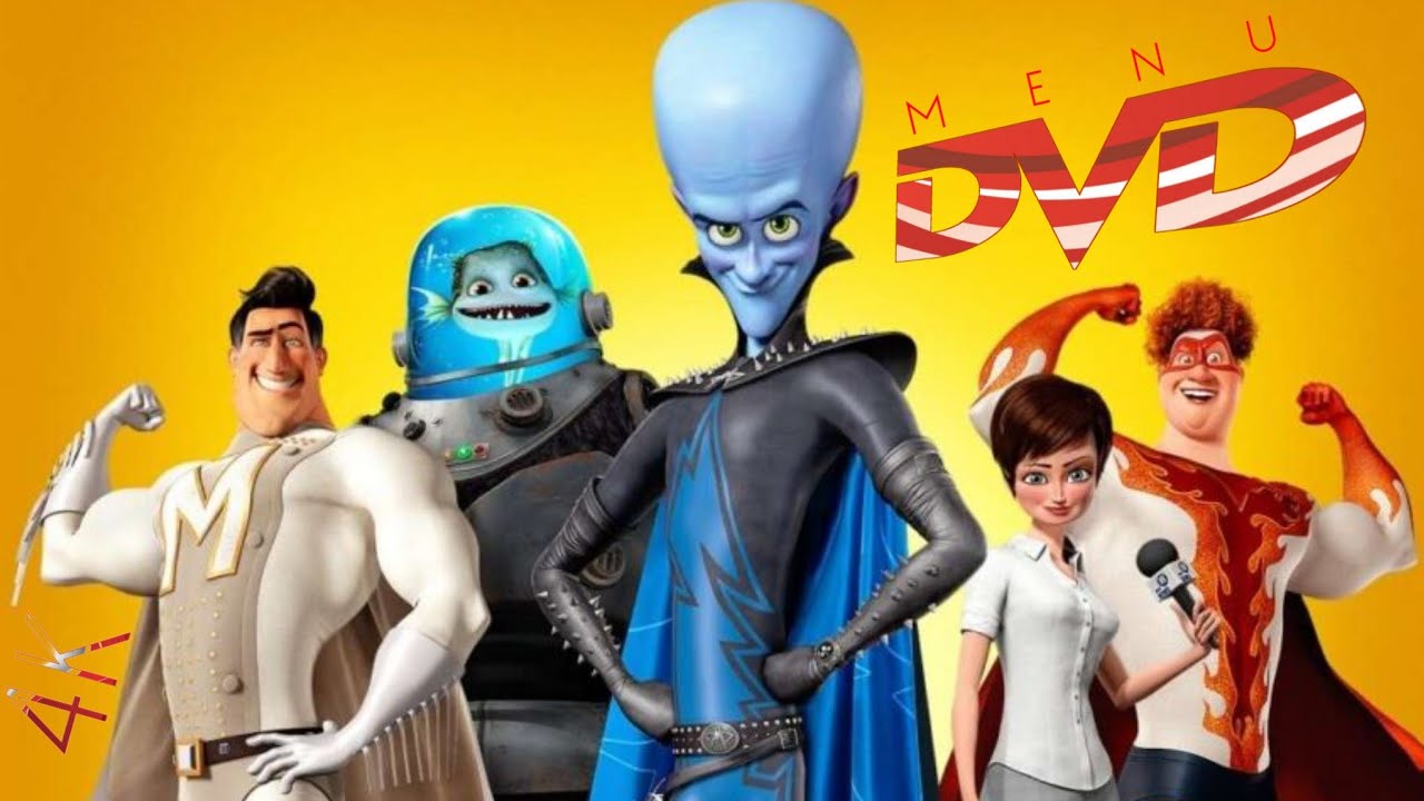 Menu de DVD-Megamente (De 2010) Em 4K