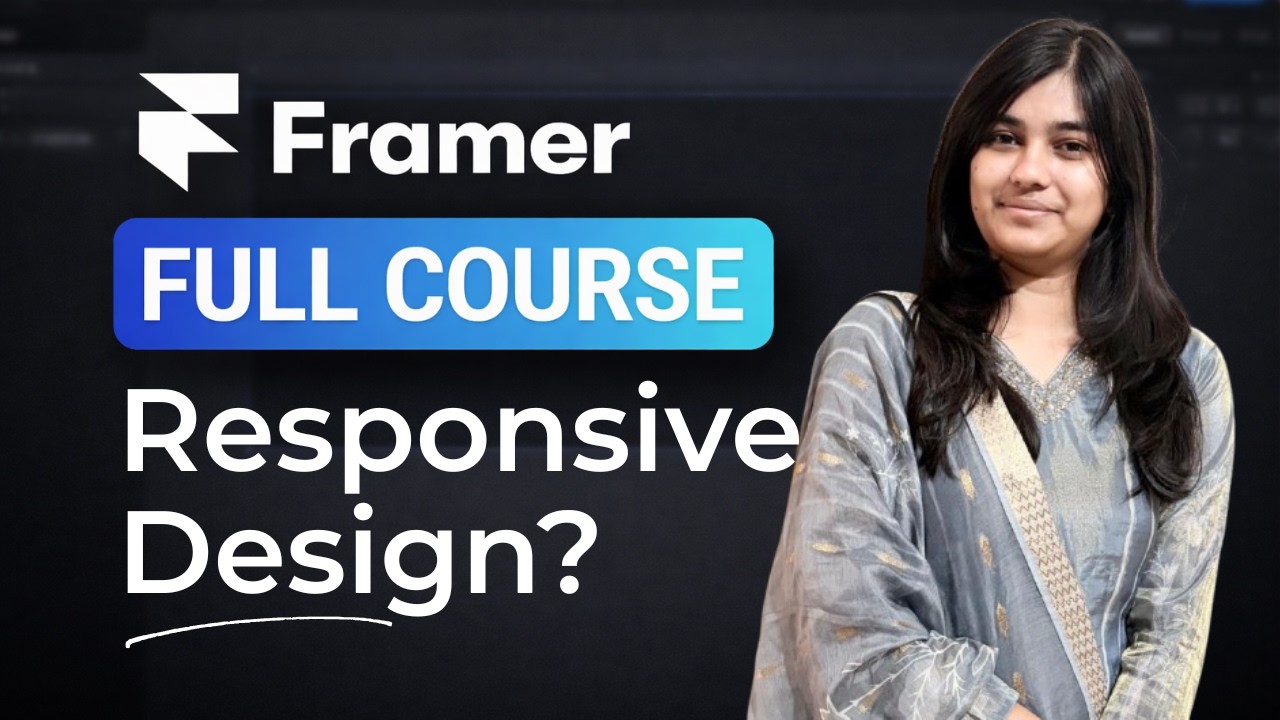 What is Responsive Design & Breakpoints in Framer? | Full Course in Hindi (Part 9)