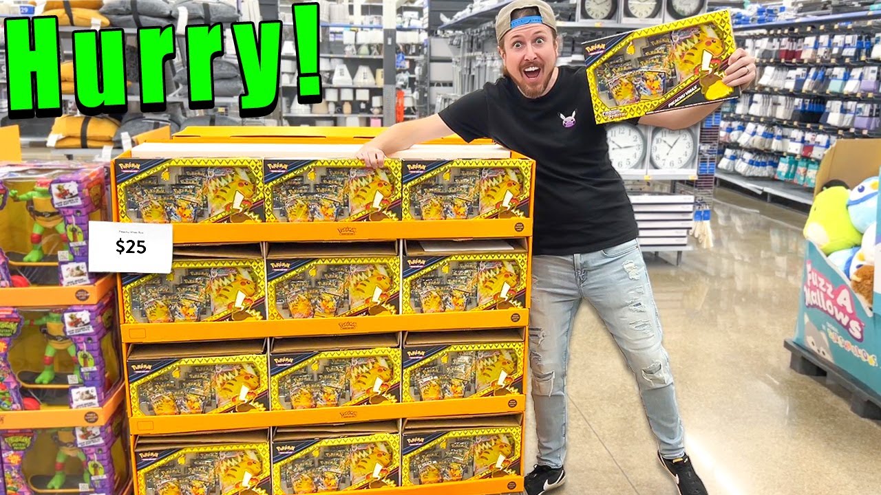 Карты Pokemon от Walmart в ЧЕРНУЮ ПЯТНИЦУ РАСПРОДАЮТСЯ БЫСТРО!