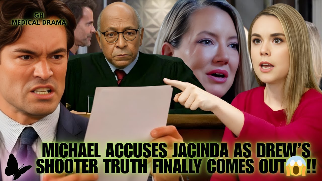 Courtroom Shock!😱 Michael Accuses Jacinda as Drew’s Shooter Truth FINALLY Comes Out  GH Spoilers