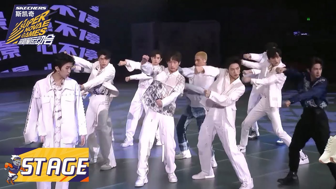 INTO1《INTO THE FIRE》开幕式表演，燃炸全场！【超新星运动会S4 SUPER NOVAE GAMES】