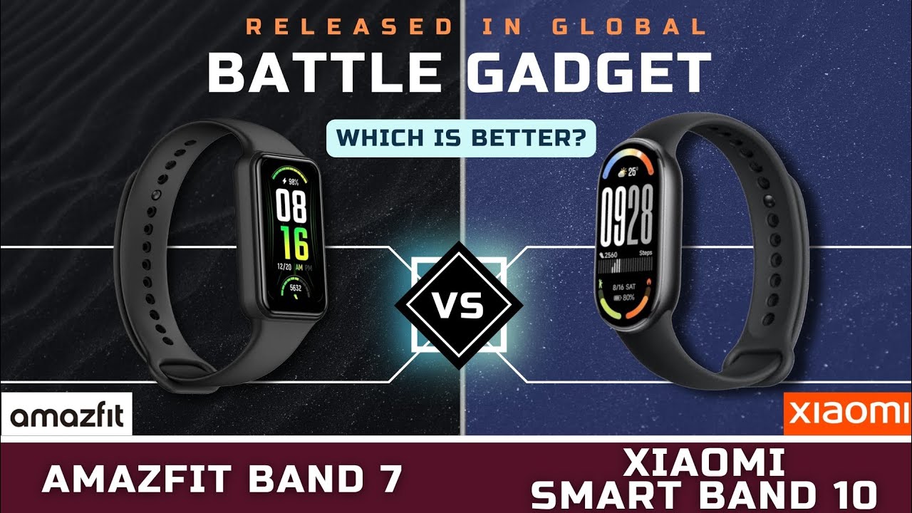 AMAZFIT BAND 7 VS XIAOMI SMARTBAND 10 | WHICH IS BETTER?