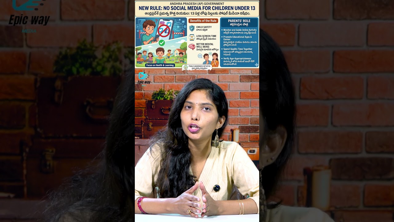 AP Government Plans Social Media Ban for Kids Under 13 | Chandrababu Naidu Big Decision