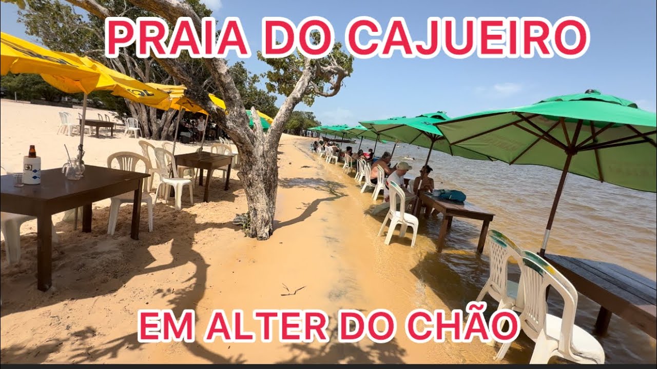 Praia do Cajueiro em Alter do Chão!