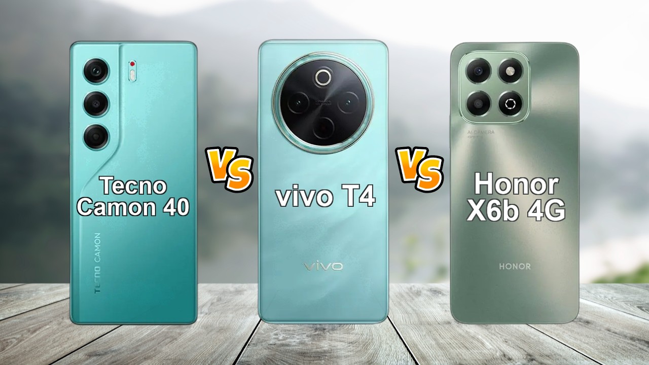 vivo T4 vs Tecno Camon 40 vs Honor X6b 4G