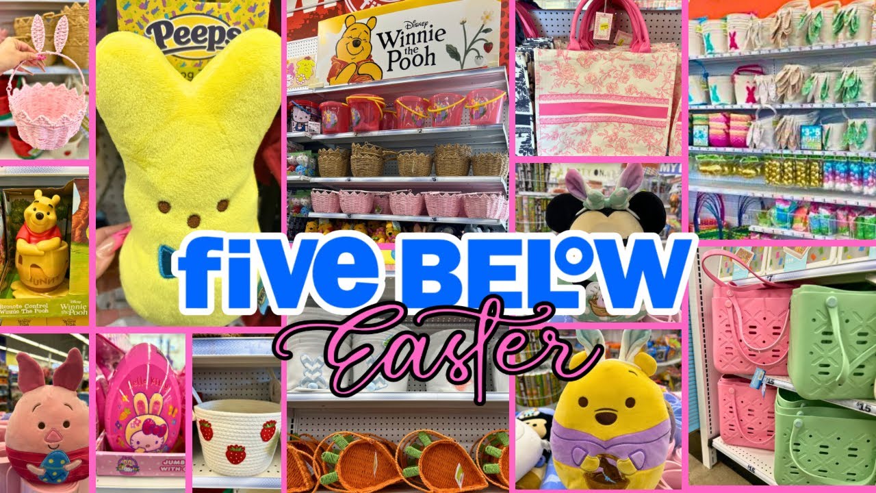 Пасхальная коллекция Five Below 2026 уже здесь! 🐣 Новые находки в магазинах!