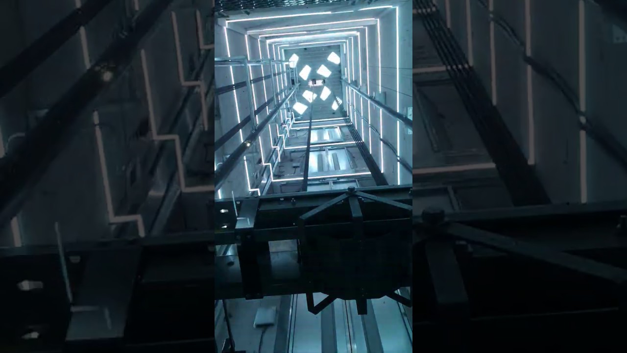 Amsterdam - A'DAM Tower elevator light show