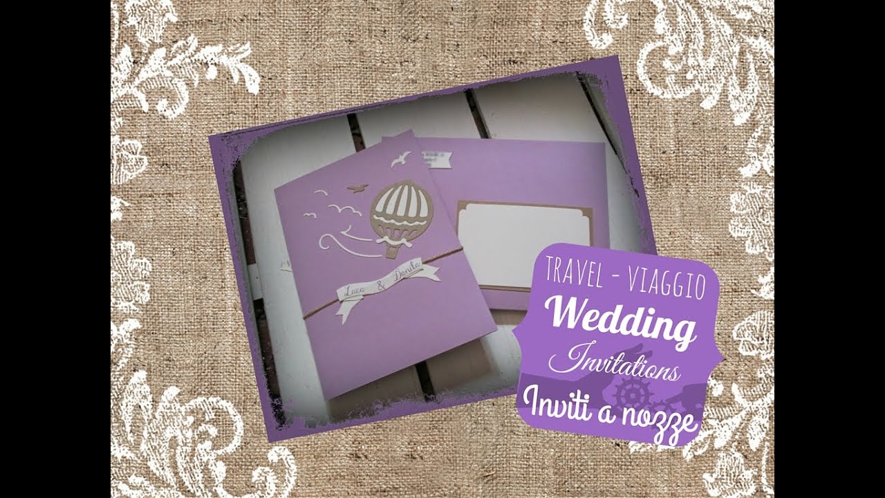 DIY Wedding tutorial: Inviti a nozze tema viaggio - Travel-themed wedding invitations
