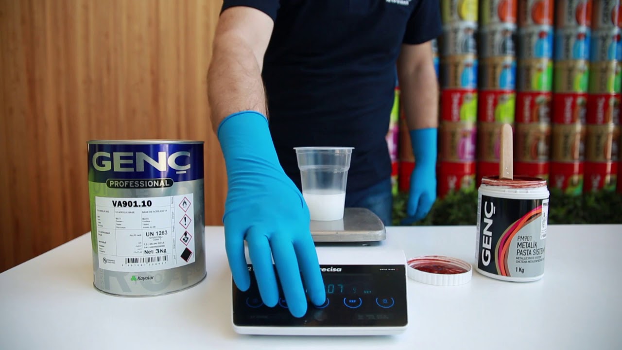 GEN&Ccedil; PM901 Metallic Paste System 1K Acrylic Base Application Video