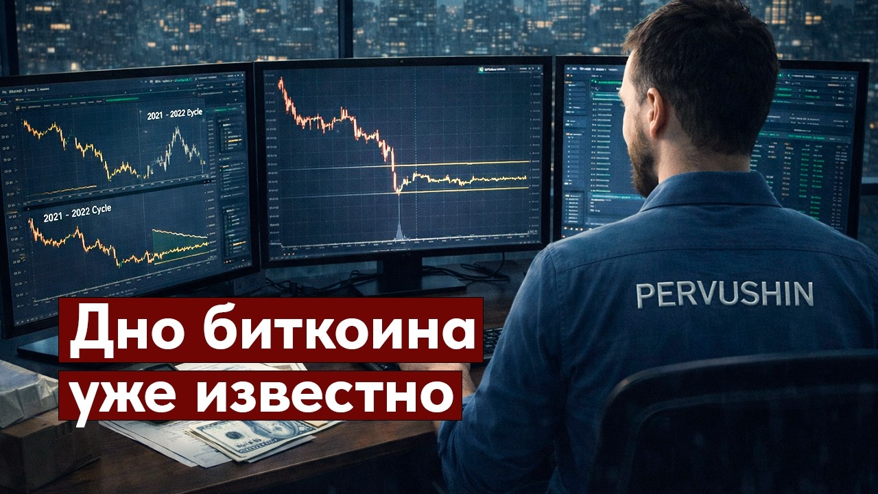 Стало известно, где дно Биткоина / Когда цена биткоина перестанет падать в 2026 году.