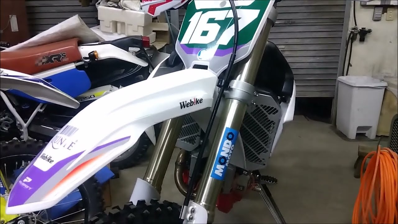 CRF250RX JNCC田沢湖 初っ端で轢かれました