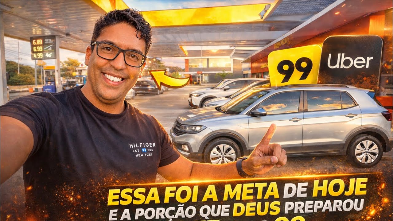 🙌💰 Deus Preparou Essa Porção Hoje na Uber e 99!