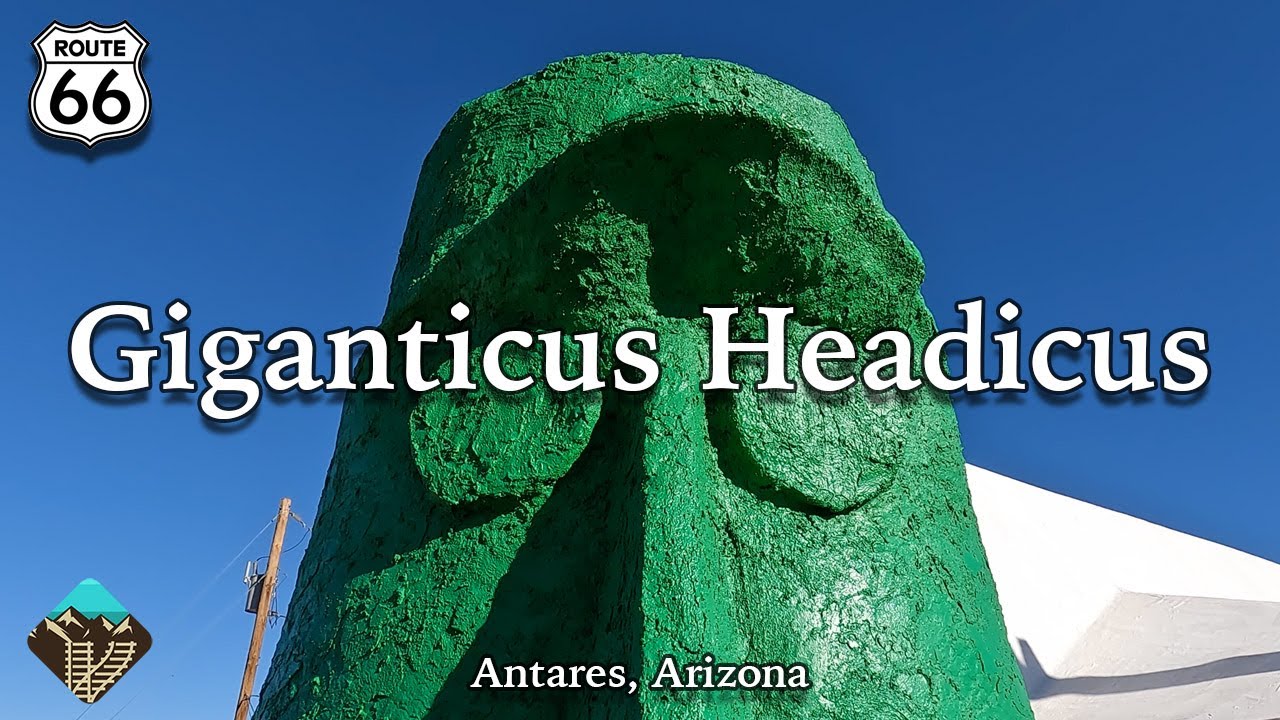 Visiting Giganticus Headicus on Route 66 in Arizona