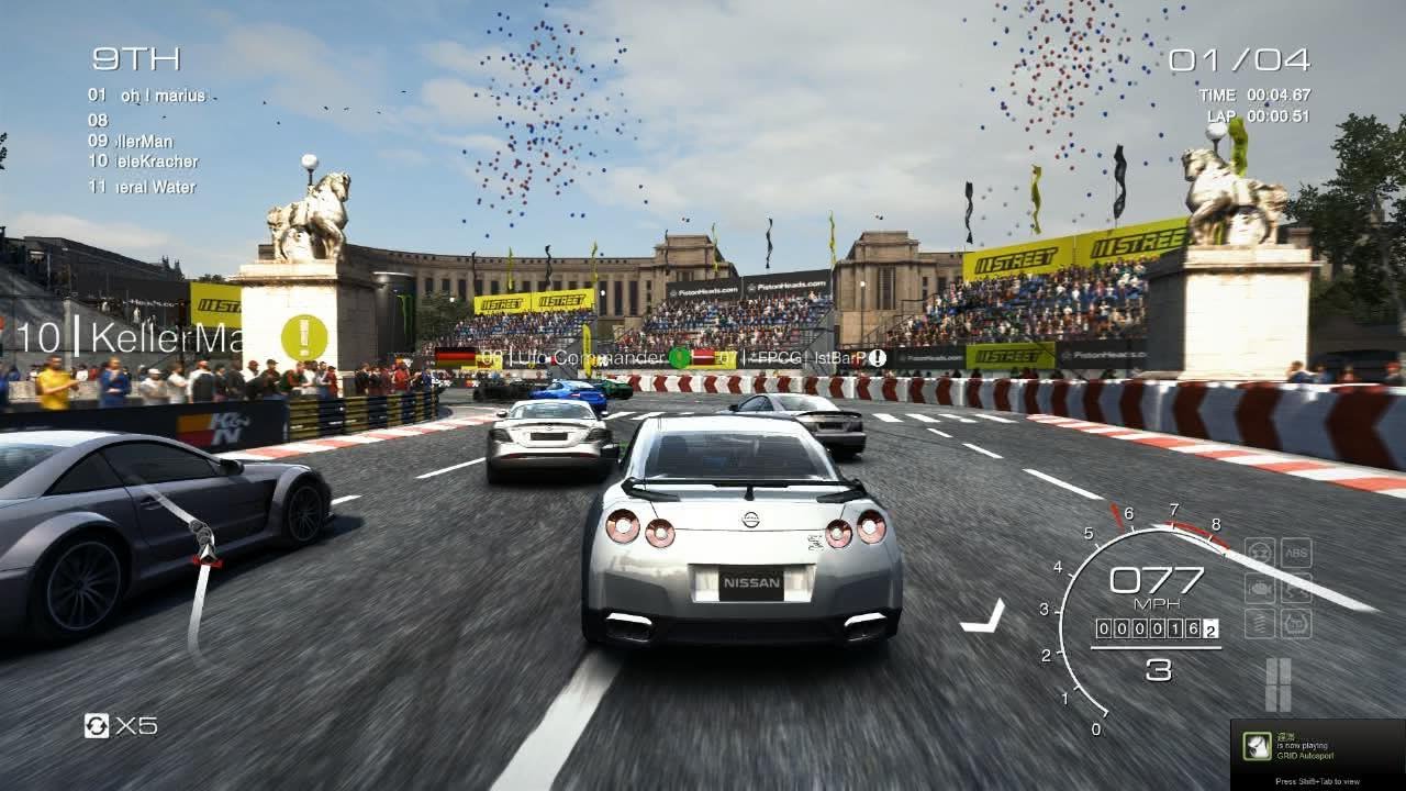 Grid Autosport PC: Multiplayer Race - Nissan R35 GT-R SpecV, Coupé Style Pack DLC, Street