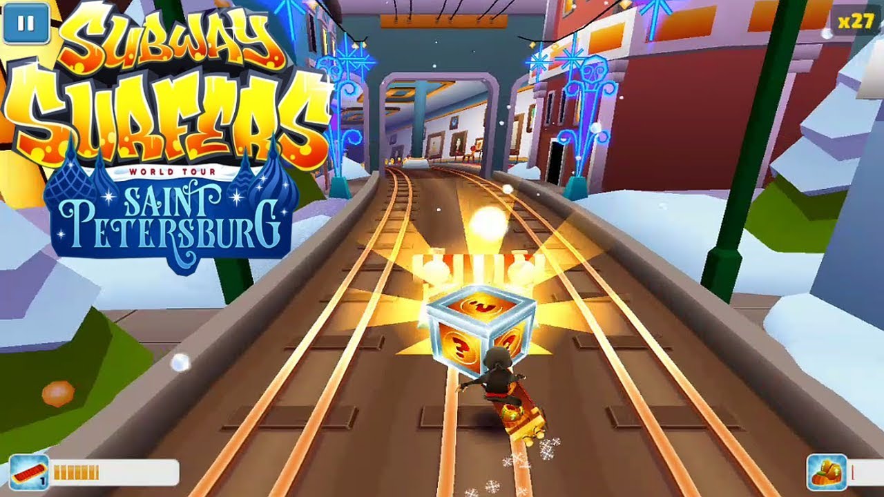 Subway Surfers Saint Petersburg: Gameplay Till Find a Super Mystery Box on  Subway!